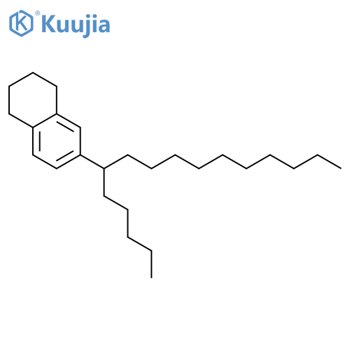 Naphthalene,1,2,3,4-tetrahydro-6-(1-pentylundecyl)- structure