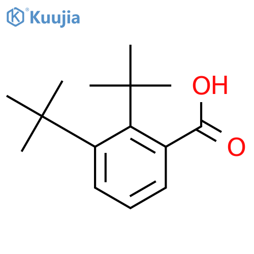 Benzoic acid, bis(1,1-dimethylethyl)- structure