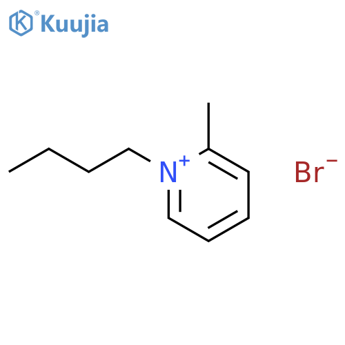Pyridinium,1-butyl-2-methyl-, bromide (1:1) structure