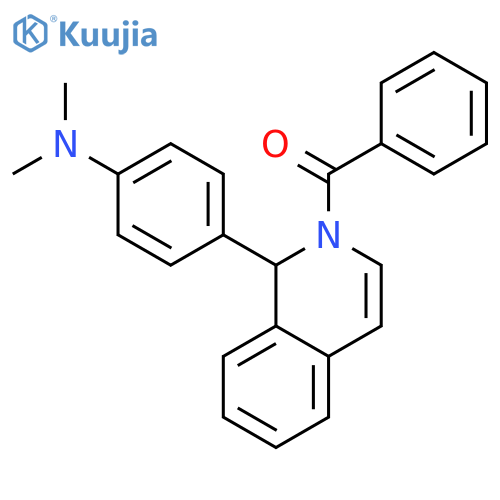 Isoquinoline, 2-benzoyl-1-[4-(dimethylamino)phenyl]-1,2-dihydro- structure