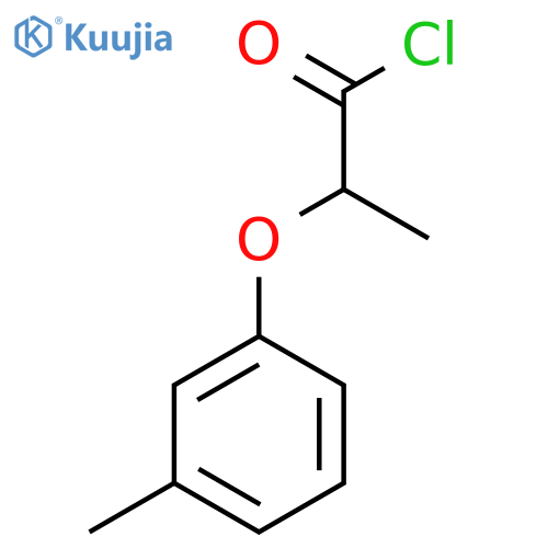 2-(3-Methylphenoxy)propanoyl chloride structure