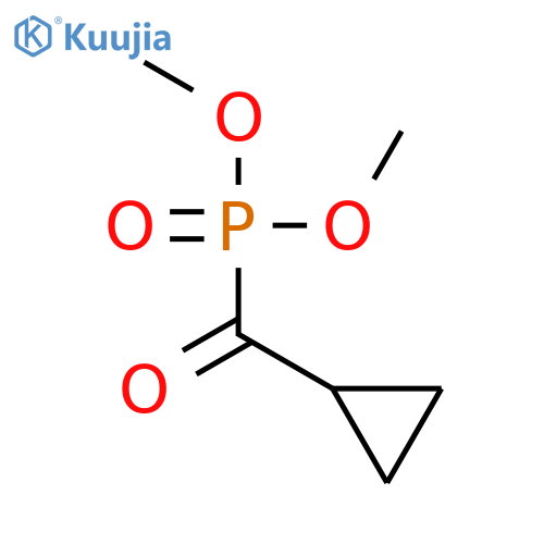 PHOSPHONIC ACID, (CYCLOPROPYLCARBONYL)-, DIMETHYL ESTER structure