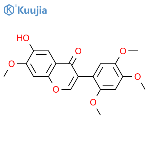 2',4',5',6,7-Pentahydroxyisoflavone; 2',4',5',7-Tetra-Me ether structure