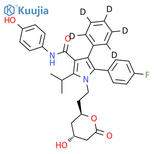 4-Hydroxy Atorvastatin Lactone-d5 structure