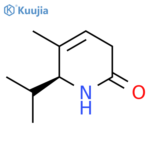 (6S)-6-Isopropyl-5-methyl-3,6-dihydro-2(1H)-pyridinone structure