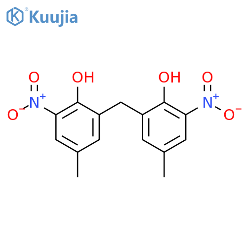Phenol, 2,2'-methylenebis[4-methyl-6-nitro- structure