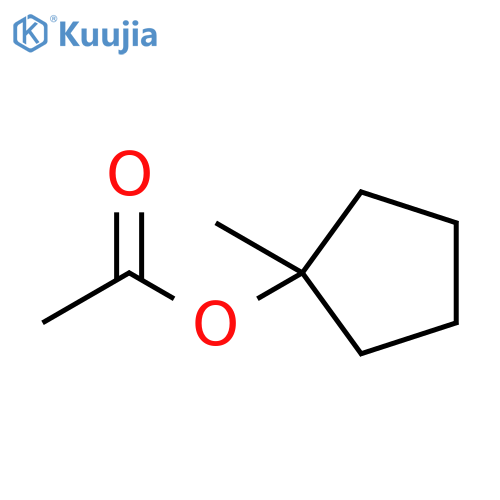 Cyclopentanol, 1-methyl-, acetate structure
