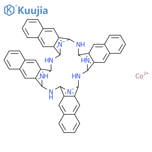 Cobalt,[37H,39H-tetranaphtho[2,3-b:2',3'-g:2'',3''-l:2''',3'''-q]porphyrazinato(2-)-kN37,kN38,kN39,kN40]-, (SP-4-1)- structure