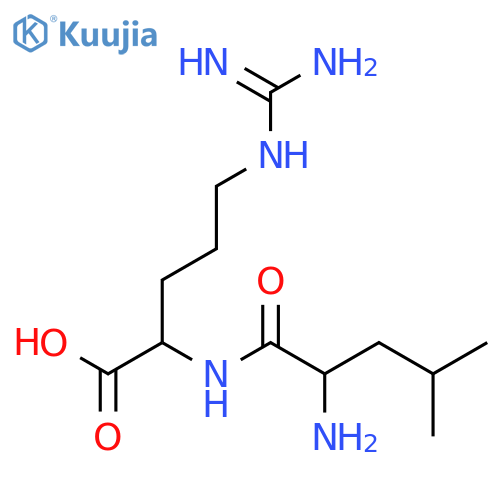 H-Leu-Arg-OH acetate salt structure