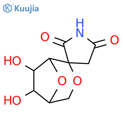 Spiro[3,8-dioxabicyclo[3.2.1]octane-2,3'-pyrrolidine]-2',5'-dione, 6,7-dihydroxy- (9CI) structure