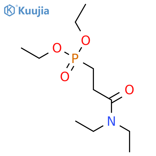 Phosphonic acid, [3-(diethylamino)-3-oxopropyl]-, diethyl ester structure