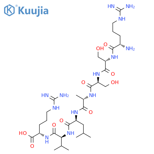 L-Arginine, L-arginyl-L-seryl-L-seryl-L-alanyl-L-leucyl-L-valyl- structure