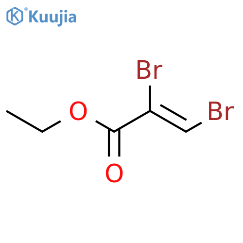 2-Propenoic acid,2,3-dibromo-, ethyl ester, (2Z)- structure