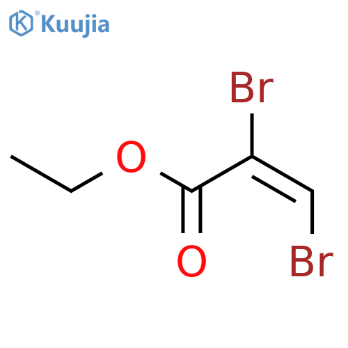 (E)-2,3-Dibromoacrylic acid ethyl ester structure