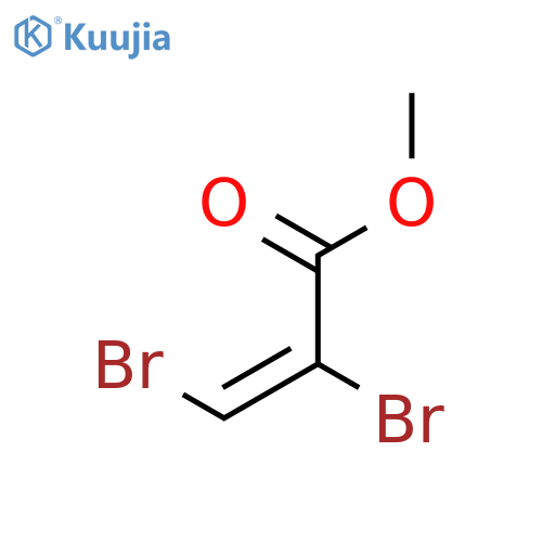 2-Propenoic acid, 2,3-dibromo-, methyl ester, (2Z)- structure