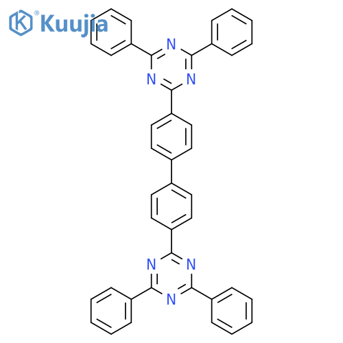 4,4'-bis(4,6-diphenyl-1,3,5-triazin-2-yl)biphenyl structure