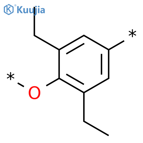 Poly[oxy(2,6-diethyl-1,4-phenylene)] structure