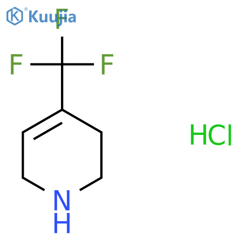 4-(trifluoromethyl)-1,2,3,6-tetrahydropyridine hydrochloride structure