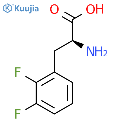 (S)-2-amino-3-(2,3-difluorophenyl)propanoic acid structure