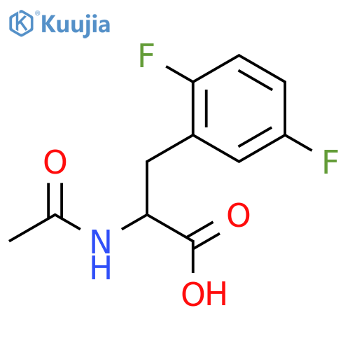 N-Acetyl-3-(2,5-Difluorophenyl)-D-Alanine structure