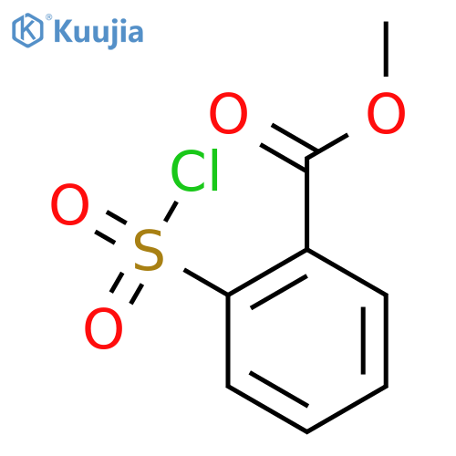 methyl 2-chlorosulfonylbenzoate structure