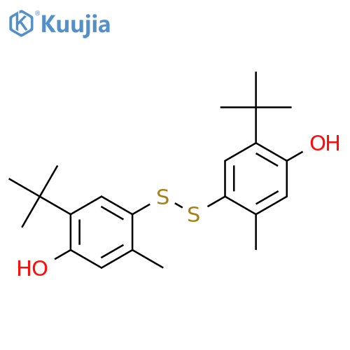 Phenol,4,4'-dithiobis[2-(1,1-dimethylethyl)-5-methyl- structure