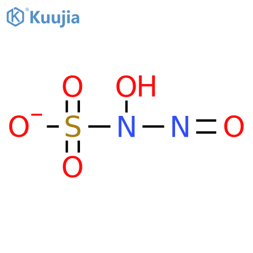 Sulfamic acid, N-hydroxy-N-nitroso-, ion(1-) structure