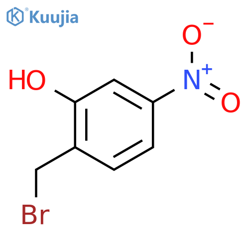 Phenol,2-(bromomethyl)-5-nitro- structure