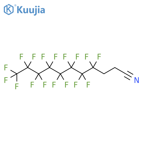 4,4,5,5,6,6,7,7,8,8,9,9,10,10,11,11,11-heptadecafluoroundecanenitrile structure