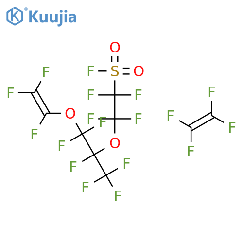 Ethanesulfonyl fluoride, 2-[1-[difluoro[(trifluoroethenyl)oxy]methyl]-1,2,2,2-tetrafluoroethoxy]-1,1,2,2-tetrafluoro-, polymer with tetrafluoroethene structure