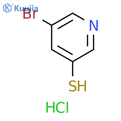 5-Bromopyridine-3-thiol hydrochloride structure