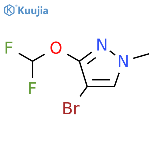 4-Bromo-3-(difluoromethoxy)-1-methyl-1H-pyrazole structure