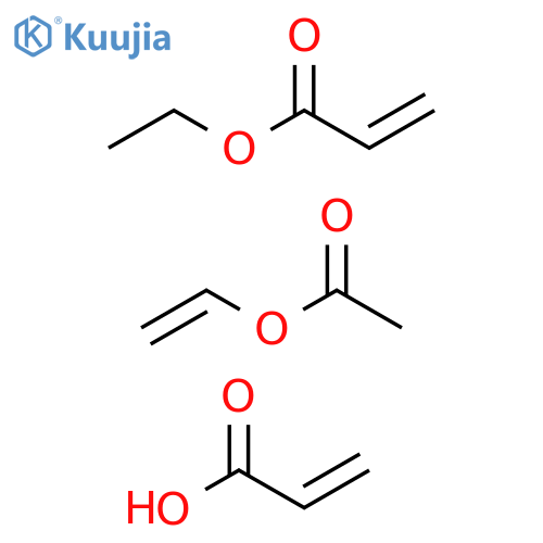 2-Propenoicacid,polymerwithethenylacetateandethyl2-propenoate structure