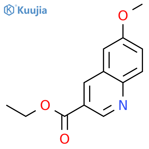 Ethyl 6-methoxyquinoline-3-carboxylate structure