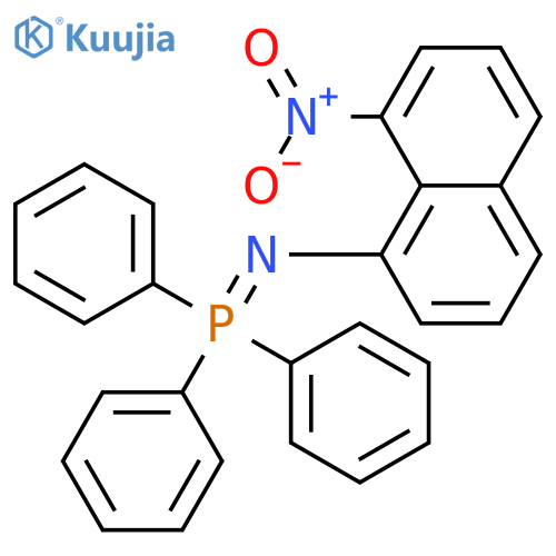1-Naphthalenamine, 8-nitro-N-(triphenylphosphoranylidene)- structure