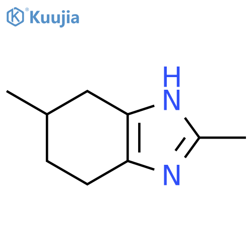 1H-Benzimidazole, 4,5,6,7-tetrahydro-2,5-dimethyl- structure