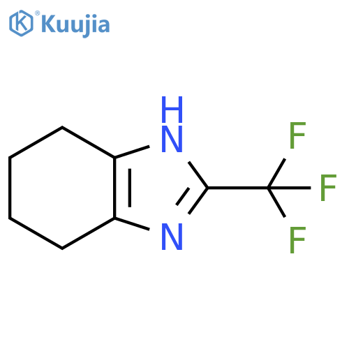 2-(trifluoromethyl)-4,5,6,7-tetrahydro-1H-1,3-benzodiazole structure