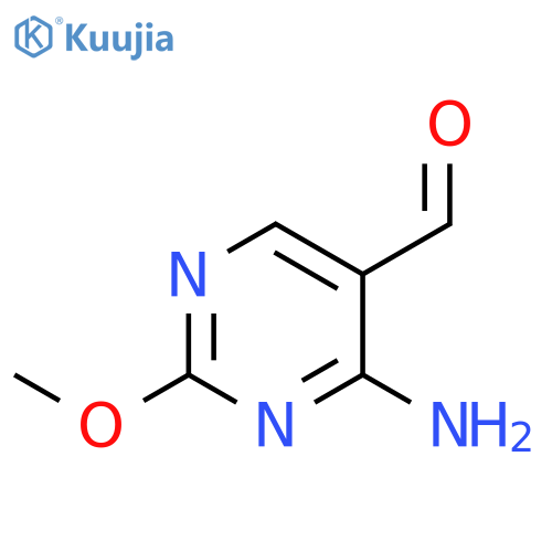 4-Amino-2-methoxypyrimidine-5-carbaldehyde structure