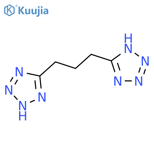 5-[3-(2H-Tetrazol-5-yl)propyl]-2H-tetrazole structure