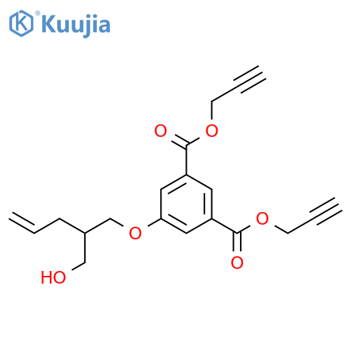 1,3-Di-2-propyn-1-yl 5-[[2-(hydroxymethyl)-4-penten-1-yl]oxy]-1,3-benzenedicarboxylate structure