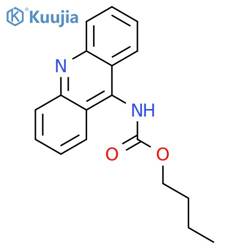 Carbamic acid, 9-acridinyl-, butyl ester (9CI) structure