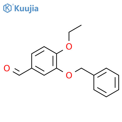 Benzaldehyde, 4-ethoxy-3-(phenylmethoxy)- structure