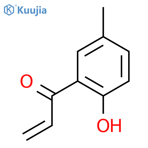 1-(2-hydroxy-5-methylphenyl)prop-2-en-1-one structure