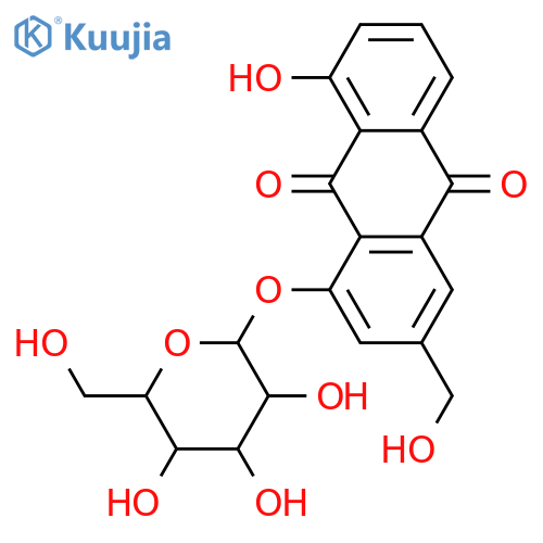 Aloe Emodin 1-Glucoside structure