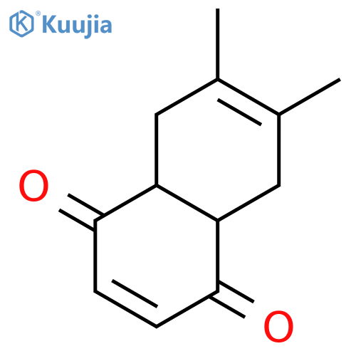1,4-Naphthalenedione,4a,5,8,8a-tetrahydro-6,7-dimethyl- structure