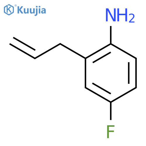 Benzenamine,4-fluoro-2-(2-propen-1-yl)- structure