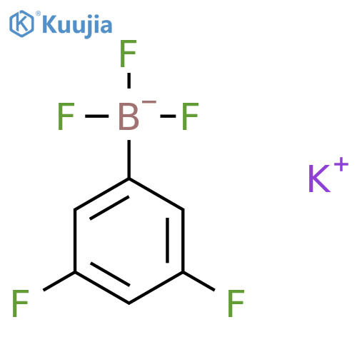 Potassium 3,5-difluorophenyltrifluoroborate structure