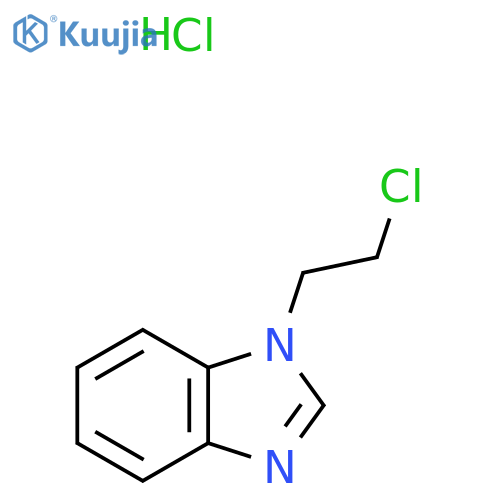 1-(2-Chloroethyl)-1H-benzimidazole hydrochloride structure
