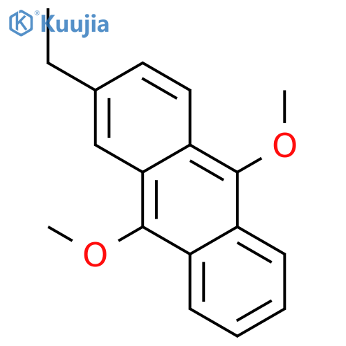 Anthracene,2-ethyl-9,10-dimethoxy- structure