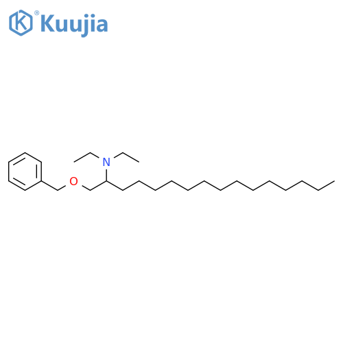 2-Hexadecanamine, N,N-diethyl-1-(phenylmethoxy)- structure